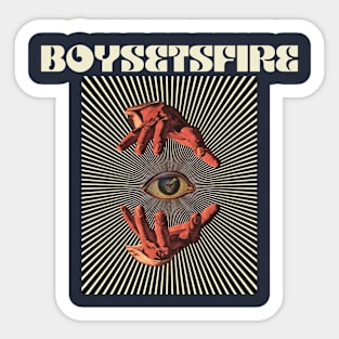 Hand Eyes Boysetsfire Sticker